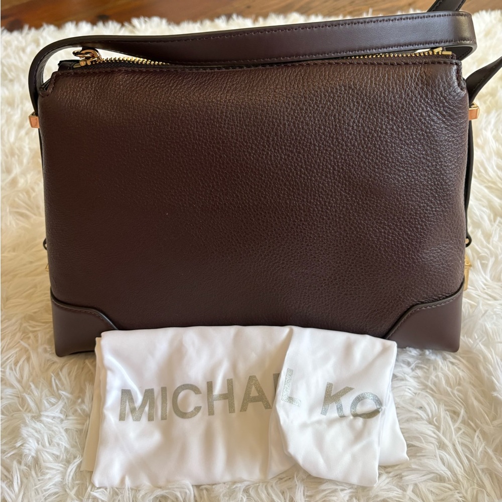 Michael Kors crosby medium messenger in barolo - Picture 4 of 7